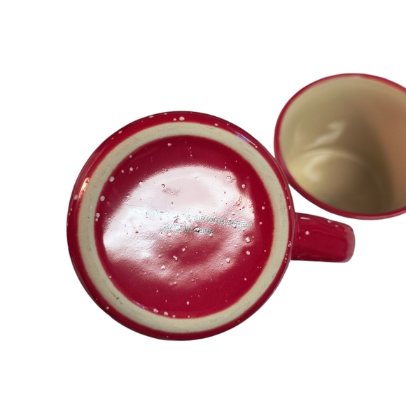 Makers Mark Limited Bourbon Whisky Mugs, Set of 2, Ceramic Coffee Cups Red/White - Picture 5 of 6